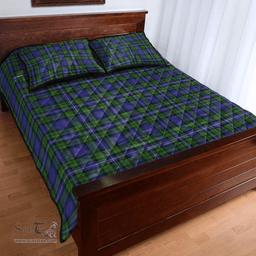 Scottish Robertson Hunting Modern Clan Tartan Quilt Bed Set - Classic Scottish Plaid Tartan Plaid