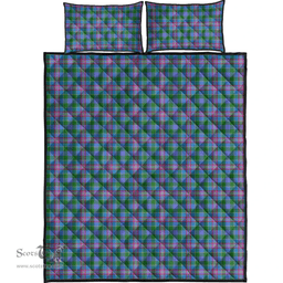 Scottish Pitcairn Hunting Clan Tartan Quilt Bed Set - Classic Scottish Plaid Tartan Plaid