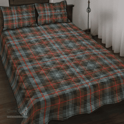 Scottish Murray of Atholl Weathered Clan Tartan Quilt Bed Set - Classic Scottish Plaid Tartan Plaid