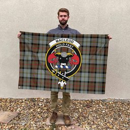 MacLeod of Harris Weathered Classic Crest House Flag
