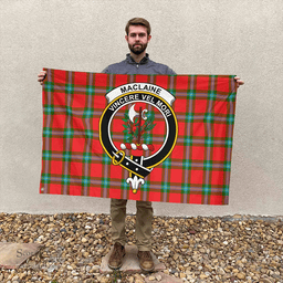 MacLaine of Loch Buie Hunting Ancient Classic Crest House Flag