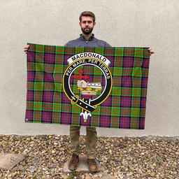 MacDonald of Clanranald Classic Crest House Flag