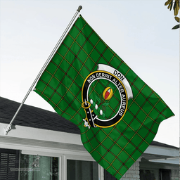 Scottish Don (Tribe-of-Mar) Clan Tartan House Flag - Cress Classic Scottish Plaid Tartan Plaid
