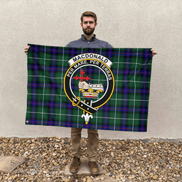MacDonald of the Isles Hunting Modern Classic Crest House Flag