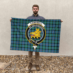 Scottish Campbell of Cawdor Ancient Clan Tartan House Flag - Cress Classic Scottish Plaid Tartan Plaid