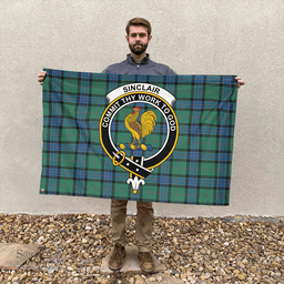 Sinclair Hunting Ancient Classic Crest House Flag