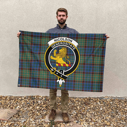 Nicolson Hunting Ancient Classic Crest House Flag