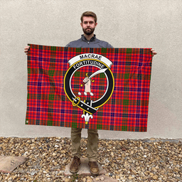 MacRae Modern Classic Crest House Flag