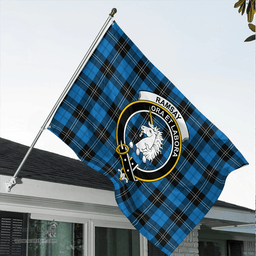 Ramsay Blue Ancient Classic Crest House Flag