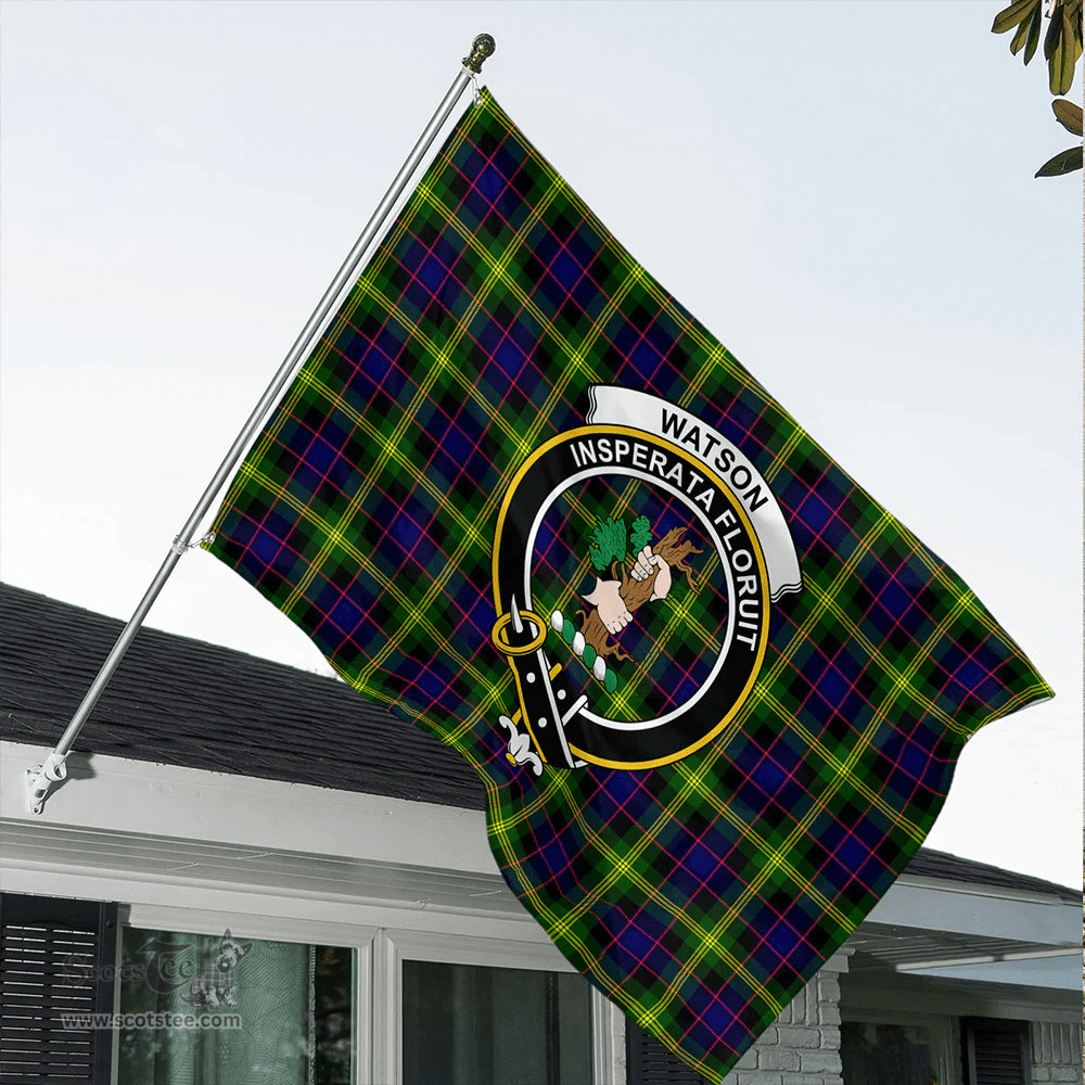 Watson Modern Classic Crest House Flag
