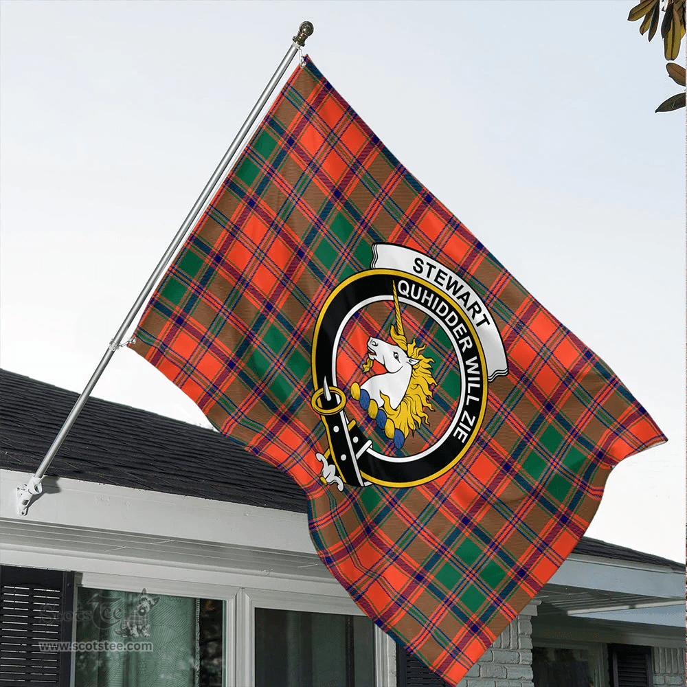 Stewart of Appin Ancient Classic Crest House Flag