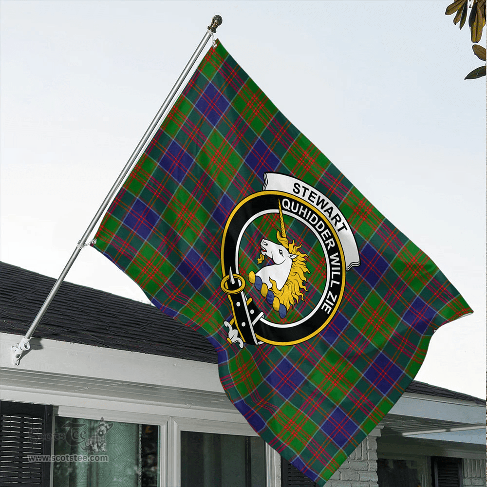 Stewart of Appin Hunting Modern Classic Crest House Flag