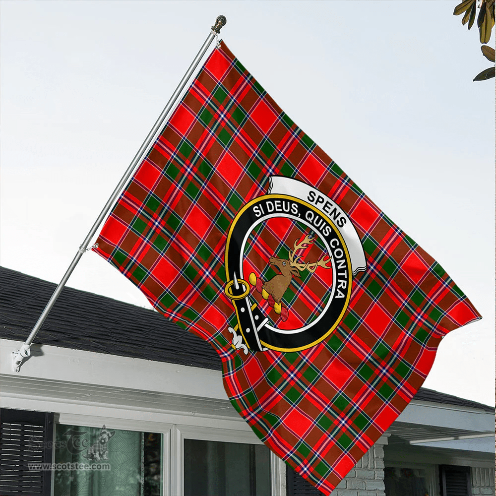 Spens Modern Classic Crest House Flag