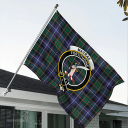 MacRae Hunting Modern Classic Crest House Flag