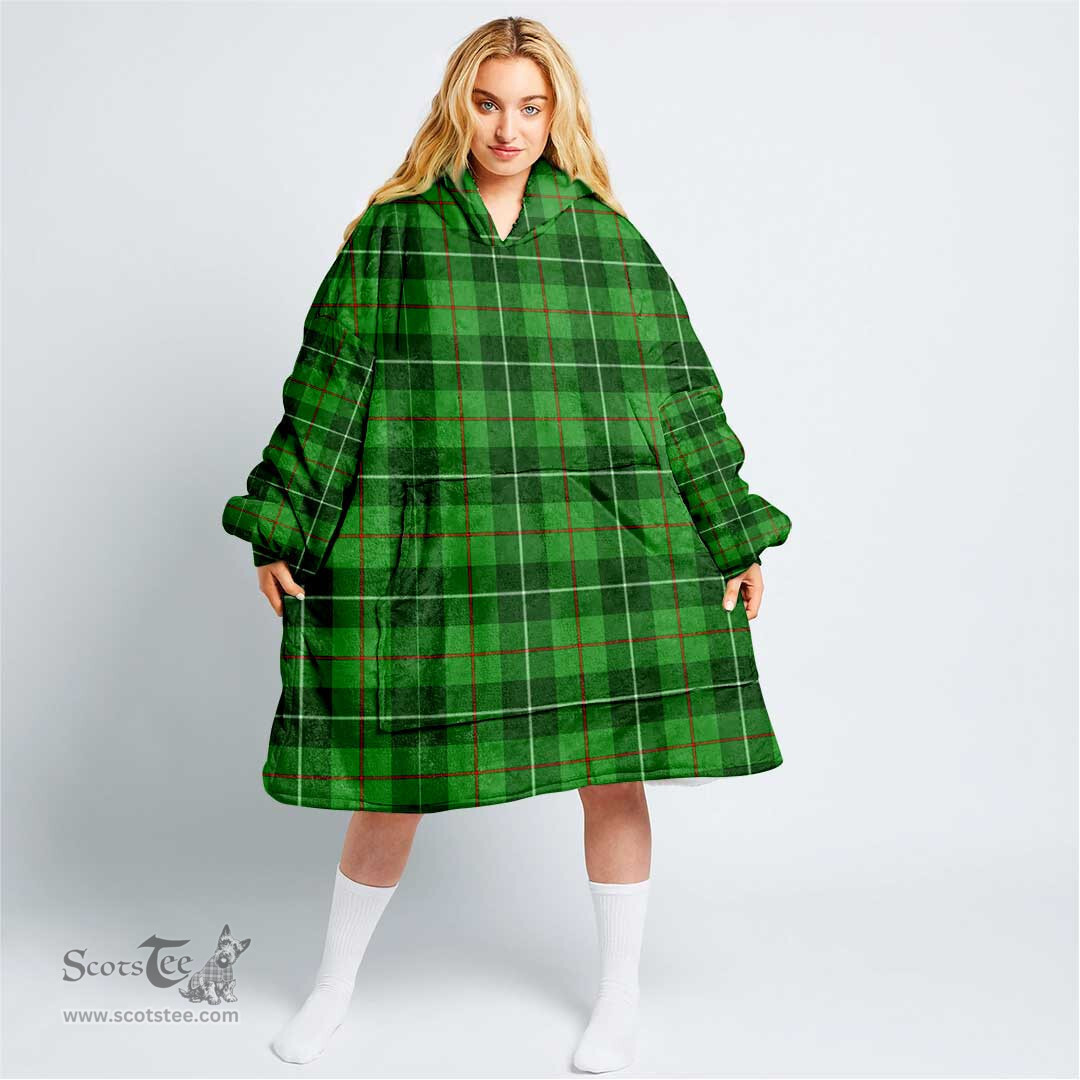 Scottish Galloway District Clan Tartan Oversized Blanket Hoodie - Classic Scottish Plaid Tartan Plaid