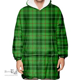 Scottish Galloway District Clan Tartan Oversized Blanket Hoodie - Classic Scottish Plaid Tartan Plaid
