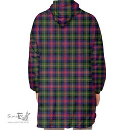 Scottish Logan Modern Clan Tartan Oversized Blanket Hoodie - Classic Scottish Plaid Tartan Plaid