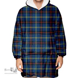 Scottish Grewar Clan Tartan Oversized Blanket Hoodie - Classic Scottish Plaid Tartan Plaid