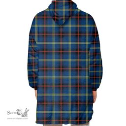 Scottish Grewar Clan Tartan Oversized Blanket Hoodie - Classic Scottish Plaid Tartan Plaid