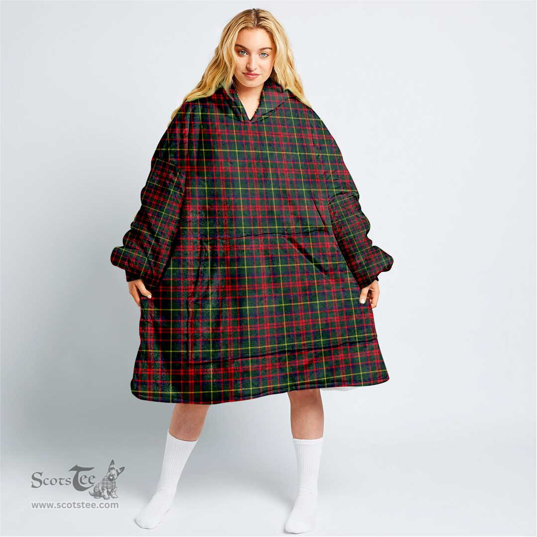 Scottish MacKintosh Hunting Modern Clan Tartan Oversized Blanket Hoodie - Classic Scottish Plaid Tartan Plaid