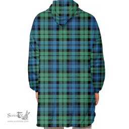 Scottish Campbell Ancient 01 Clan Tartan Oversized Blanket Hoodie - Classic Scottish Plaid Tartan Plaid