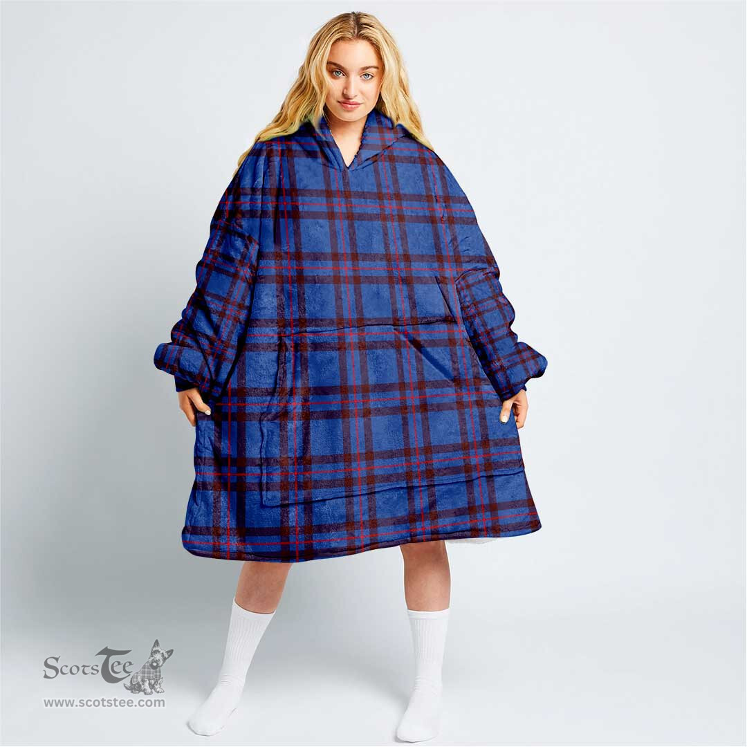 Scottish Elliot Modern Clan Tartan Oversized Blanket Hoodie - Classic Scottish Plaid Tartan Plaid