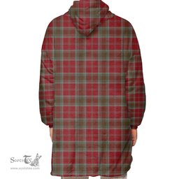 Scottish Lindsay Weathered Clan Tartan Oversized Blanket Hoodie - Classic Scottish Plaid Tartan Plaid
