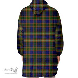 Scottish Clelland Modern Clan Tartan Oversized Blanket Hoodie - Classic Scottish Plaid Tartan Plaid