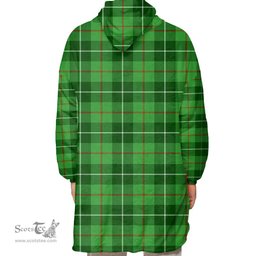 Scottish Galloway District Clan Tartan Oversized Blanket Hoodie - Classic Scottish Plaid Tartan Plaid