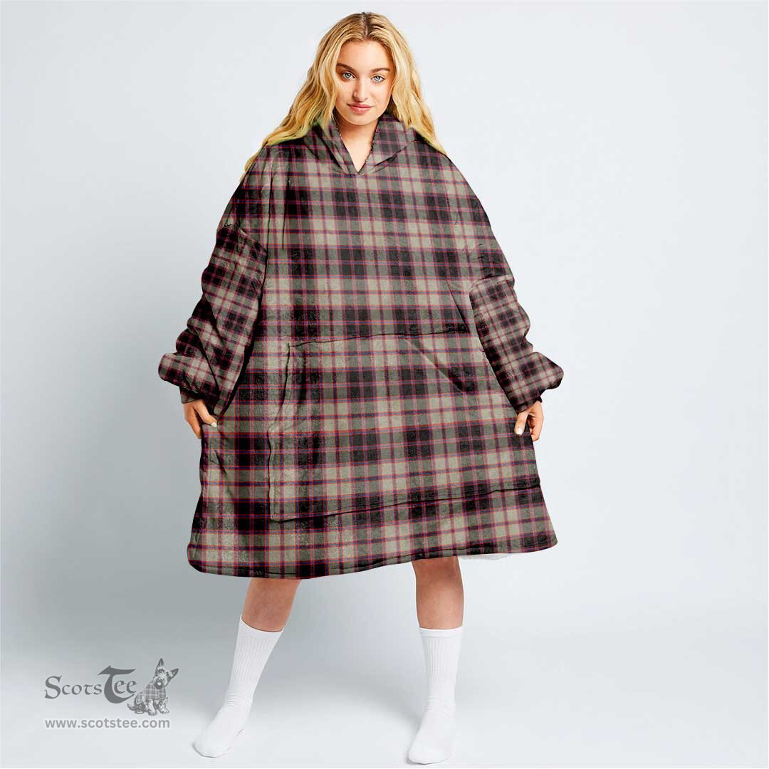 Scottish MacPherson Hunting Ancient Clan Tartan Oversized Blanket Hoodie - Classic Scottish Plaid Tartan Plaid