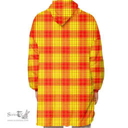 Scottish MacMillan Clan Clan Tartan Oversized Blanket Hoodie - Classic Scottish Plaid Tartan Plaid