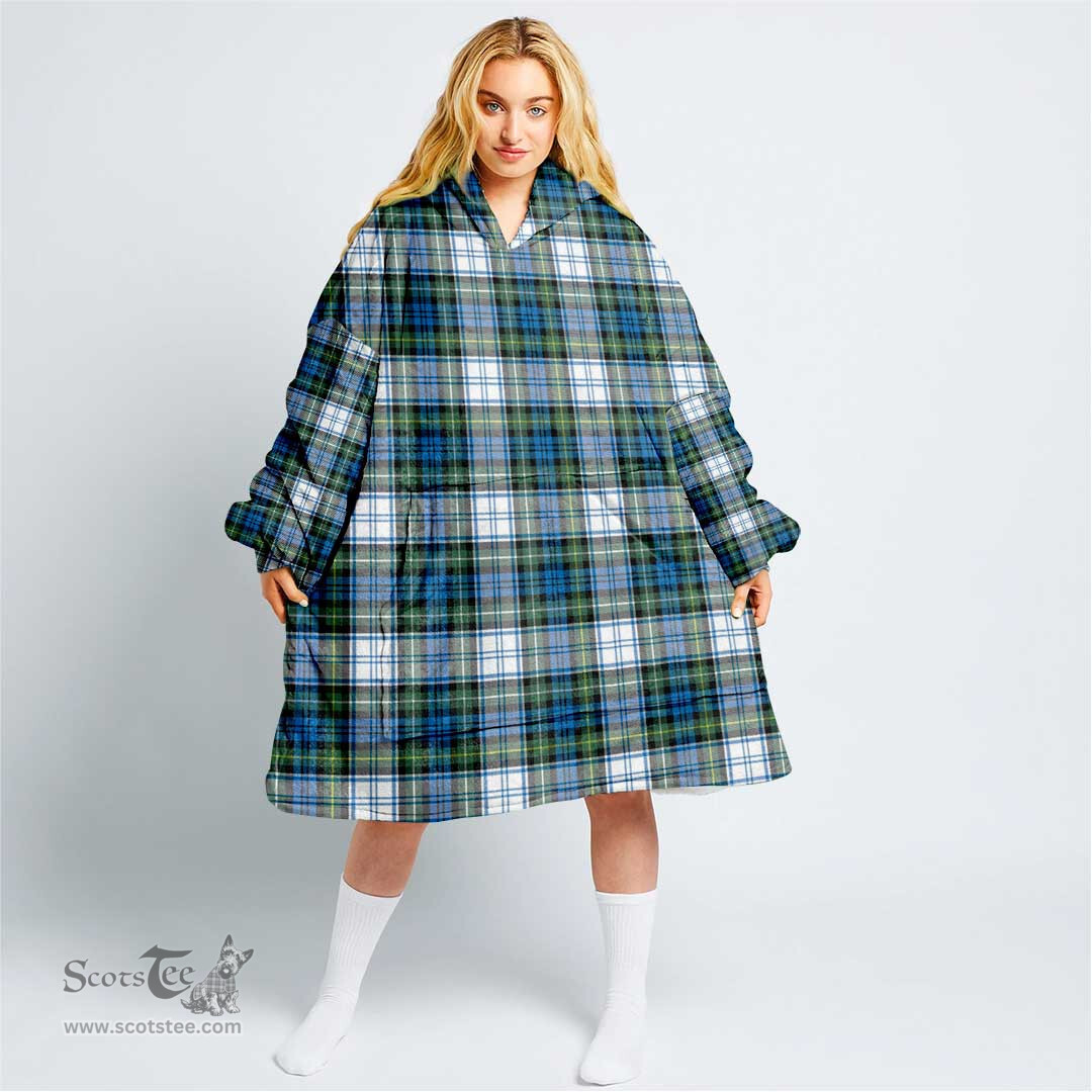 Scottish Campbell Dress Clan Tartan Oversized Blanket Hoodie - Classic Scottish Plaid Tartan Plaid