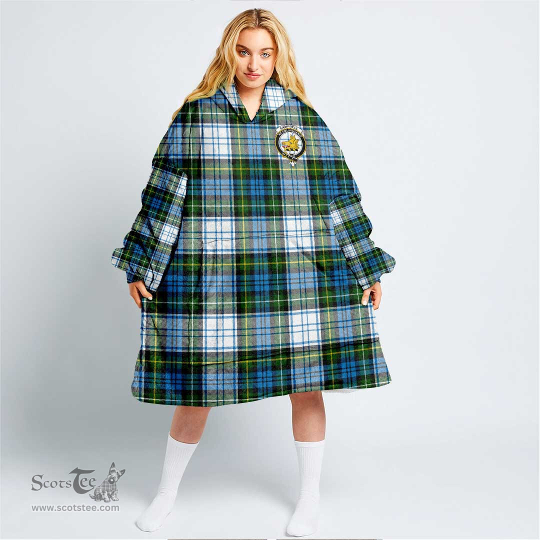 Scottish Campbell Dress Ancient Clan Tartan Oversized Blanket Hoodie - Crest Scottish Plaid Tartan Plaid