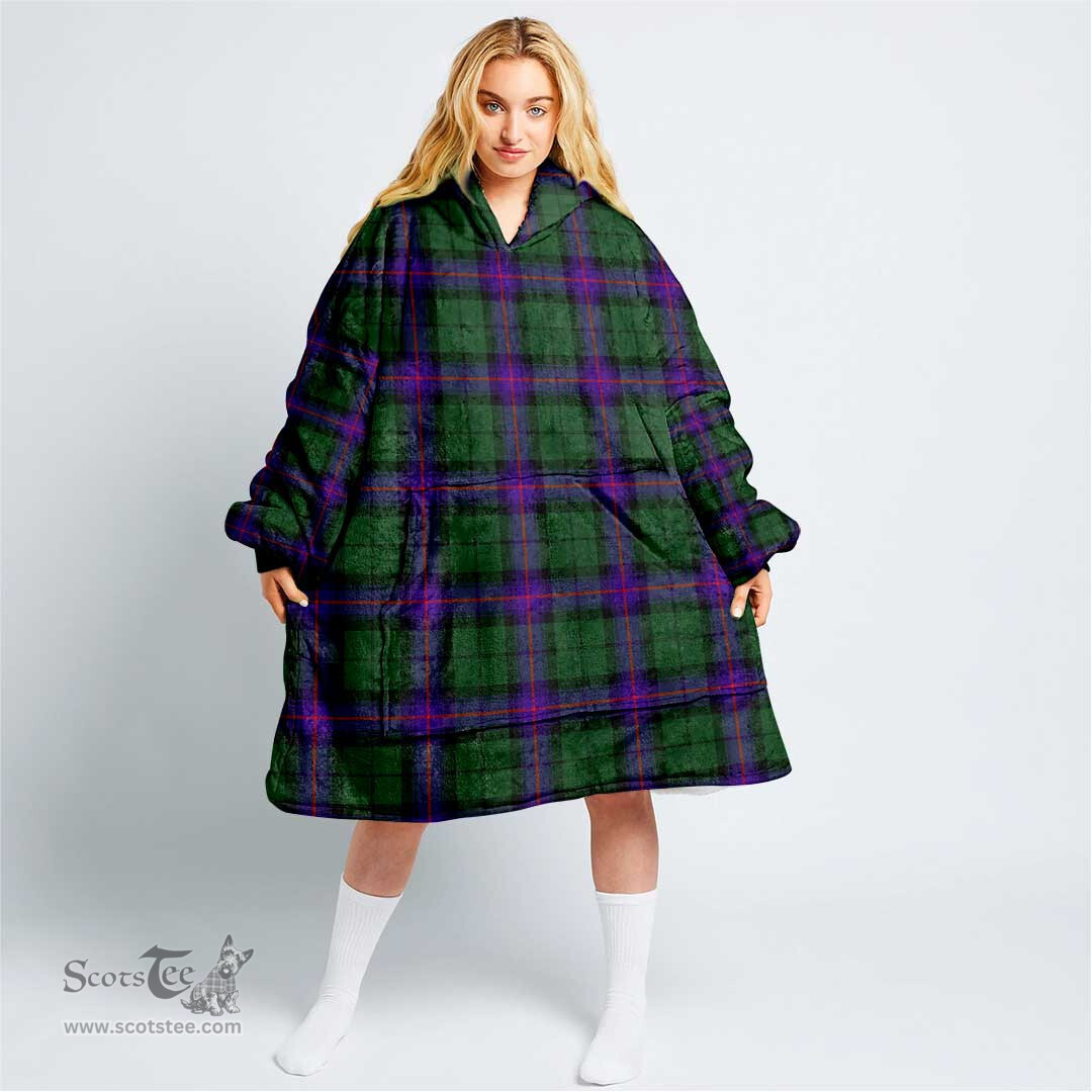 Scottish Armstrong Modern Clan Tartan Oversized Blanket Hoodie - Classic Scottish Plaid Tartan Plaid