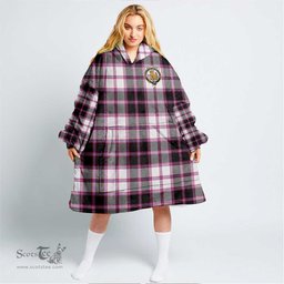 Scottish MacPherson Hunting Modern Clan Tartan Oversized Blanket Hoodie - Crest Scottish Plaid Tartan Plaid