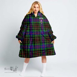 Scottish Brodie Hunting Modern Clan Tartan Oversized Blanket Hoodie - Crest Scottish Plaid Tartan Plaid