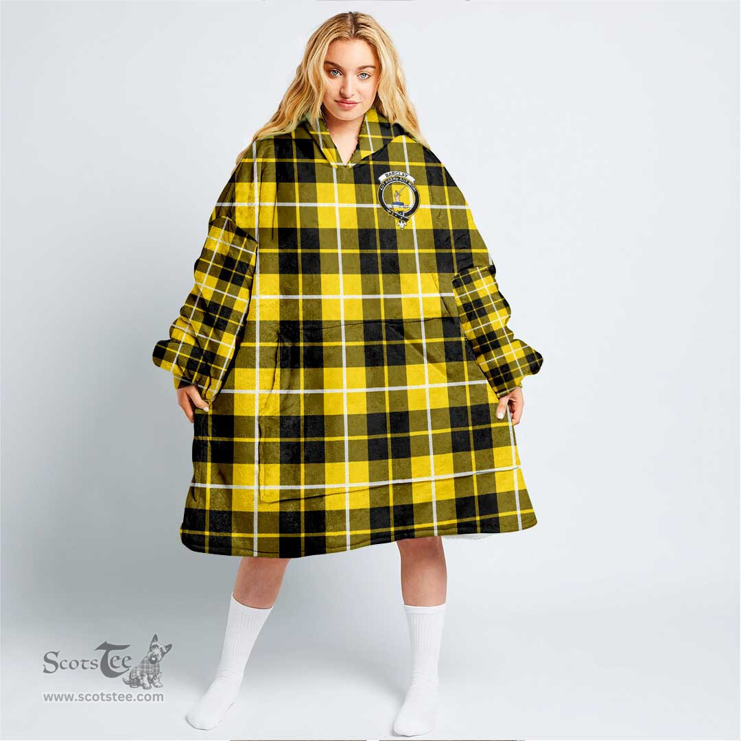 Scottish Barclay Dress Modern Clan Tartan Oversized Blanket Hoodie - Crest Scottish Plaid Tartan Plaid