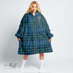 Scottish Matheson Hunting Ancient Clan Tartan Oversized Blanket Hoodie - Crest Scottish Plaid Tartan Plaid