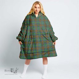 Scottish MacKintosh Hunting Ancient Clan Tartan Oversized Blanket Hoodie - Classic Scottish Plaid Tartan Plaid