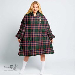 Scottish MacFarlane Hunting Modern Clan Tartan Oversized Blanket Hoodie - Crest Scottish Plaid Tartan Plaid
