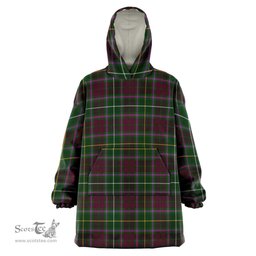 Scottish Crosbie Clan Tartan Oversized Blanket Hoodie - Classic Scottish Plaid Tartan Plaid