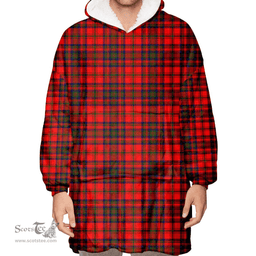 Scottish Matheson Modern Clan Tartan Oversized Blanket Hoodie - Classic Scottish Plaid Tartan Plaid