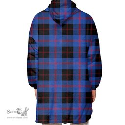 Scottish Angus Modern Clan Tartan Oversized Blanket Hoodie - Classic Scottish Plaid Tartan Plaid