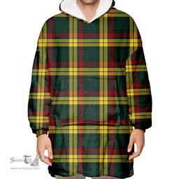 Scottish MacMillan Old Modern Clan Tartan Oversized Blanket Hoodie - Classic Scottish Plaid Tartan Plaid