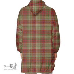 Scottish MacGillivray Hunting Ancient Clan Tartan Oversized Blanket Hoodie - Classic Scottish Plaid Tartan Plaid