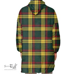 Scottish MacMillan Old Modern Clan Tartan Oversized Blanket Hoodie - Classic Scottish Plaid Tartan Plaid