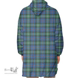 Scottish MacPhail Hunting Ancient Clan Tartan Oversized Blanket Hoodie - Classic Scottish Plaid Tartan Plaid