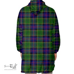 Scottish Forsyth Modern Clan Tartan Oversized Blanket Hoodie - Classic Scottish Plaid Tartan Plaid