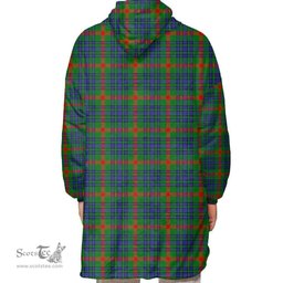 Scottish Aiton Clan Tartan Oversized Blanket Hoodie - Classic Scottish Plaid Tartan Plaid