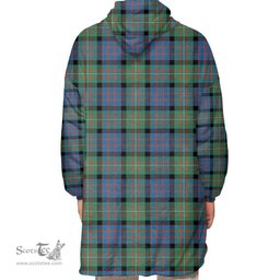 Scottish MacDonnell of Glengarry Ancient Clan Tartan Oversized Blanket Hoodie - Classic Scottish Plaid Tartan Plaid